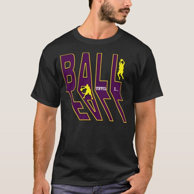 Camiseta Bola até que eu cair LA (Frente)
