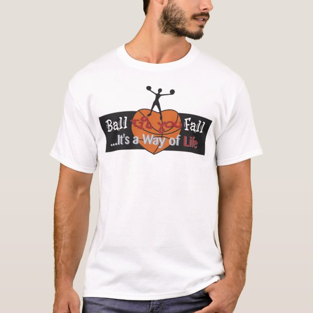 Camiseta Bola 'até que você T da queda (Frente)