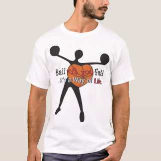 Camiseta Bola 'até que você T da queda