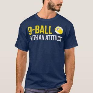 Camiseta Bola Da piscina 9 Com Atitude