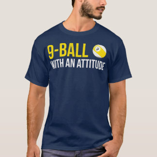 Camiseta Bola Da piscina 9 Com Atitude