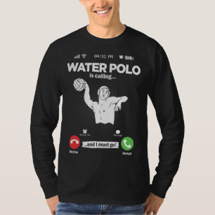 Camiseta Bola de Água Está Chamando Eu Devo Ir Nadar Hobby 