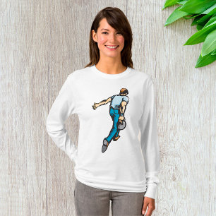 Camiseta Bola de Atiramento do Jogador da Boliche Retroativ