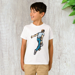 Camiseta Bola de Atiramento do Jogador da Boliche Retroativ