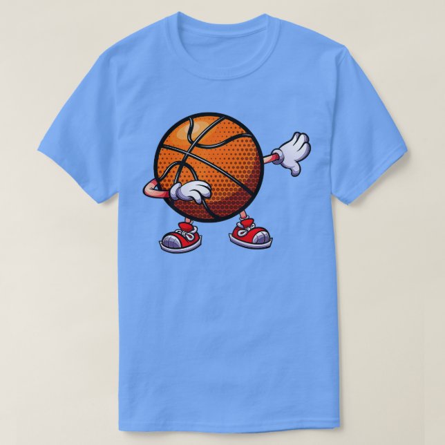 Camiseta Bola de Baile de Basquete Meninos Dab Dance 2 (Frente do Design)