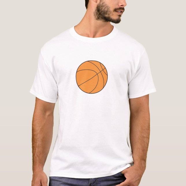 Camiseta Bola de Basquete (Frente)