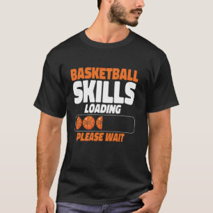 Camiseta Bola De Basquete Carregando Por Favor