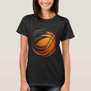 Camiseta Bola De Basquete Com Linhas