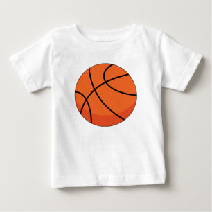 Camiseta Bola de Basquete de Desenho Animado