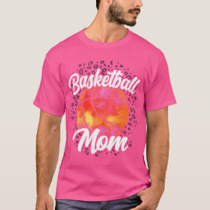 Camiseta Bola de Basquete Mãe Família de Basquete Mo