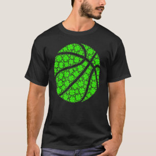 Camiseta Bola de Basquete - Shamrock Irish Lucky Clover Rua