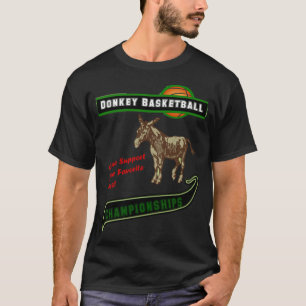 Camiseta Bola de basquetebol engraçada 