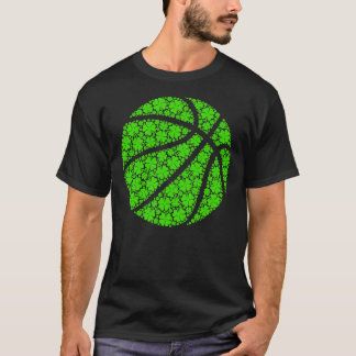 Camiseta Bola de basquetebol Rua de camarão irlandês Lucky 
