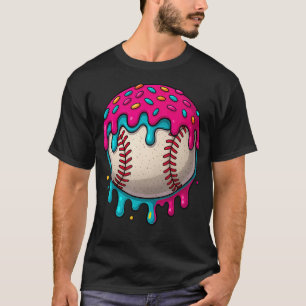 Camiseta Bola de Beisebol Garotos Adolescentes Coisas de Be
