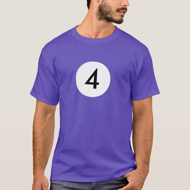 Camiseta Bola de bilhar 4 (Frente)