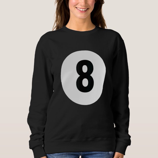 Camiseta Bola de Bilhar 8 Bilhar Correspondência de Cores F (Frente)