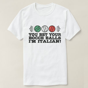 Camiseta Bola de Bocce engraçada
