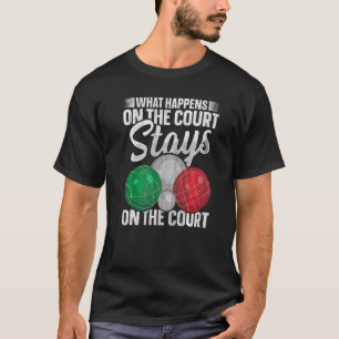 Camiseta Bola de Bocce para um jogador italiano de bola de 