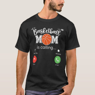 Camiseta Bola de Bola do Dia da Mãe Jogada Esportes Basquet