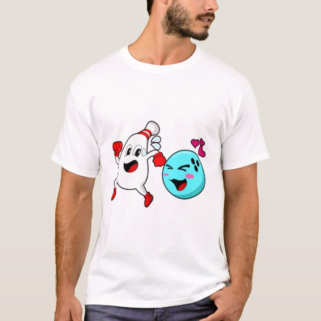 Camiseta Bola de boliche boliche (Frente)