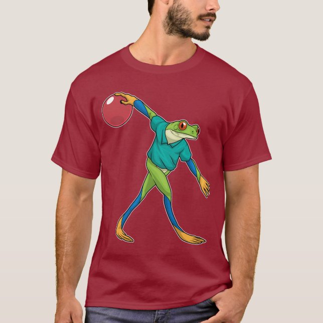 Camiseta Bola de boliche Boliche sapo (Frente)