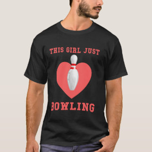 Camiseta Bola de boliche Calçados Jogos Bag Pinos Bowler Te