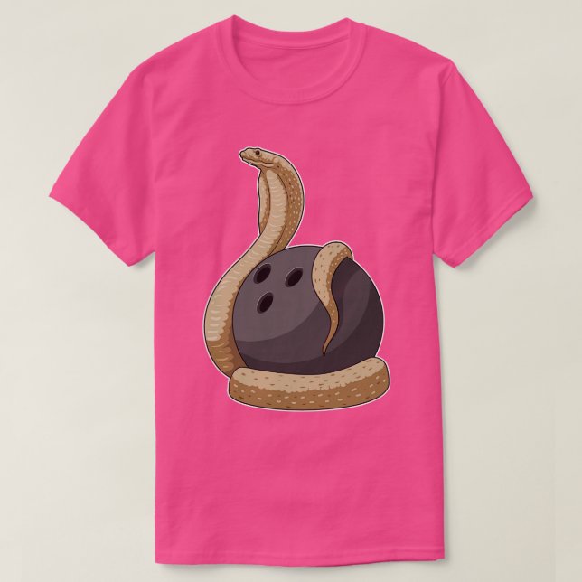 CAMISETA BOLA DE BOLICHE COBRA BOLICHE 2 (Frente do Design)