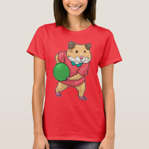 Camiseta Bola de boliche de Boliche de Hamster