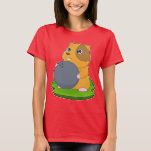 Camiseta Bola de boliche de Boliche de Hamster