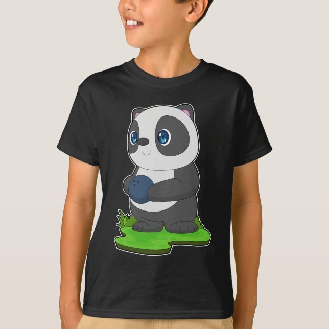 Camiseta Bola de boliche de Boliche Panda (Frente)