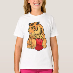 Camiseta Bola de boliche de Boliche Tigre