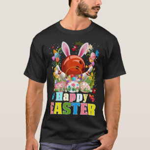 Camiseta Bola de boliche e pinos Coelhinhos Ouvem Páscoas M