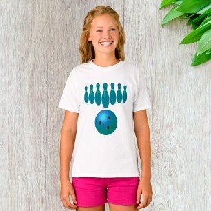 Camiseta Bola de Boliche e Pinós Esportes Divertidos