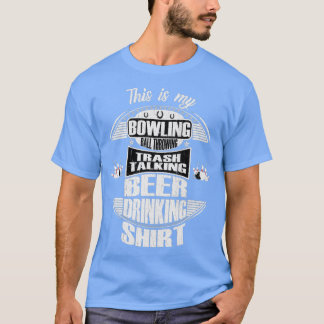 Camiseta Bola de boliche Engraçada Jogando T
