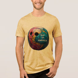 Camiseta Bola de boliche golfo da américa colorida