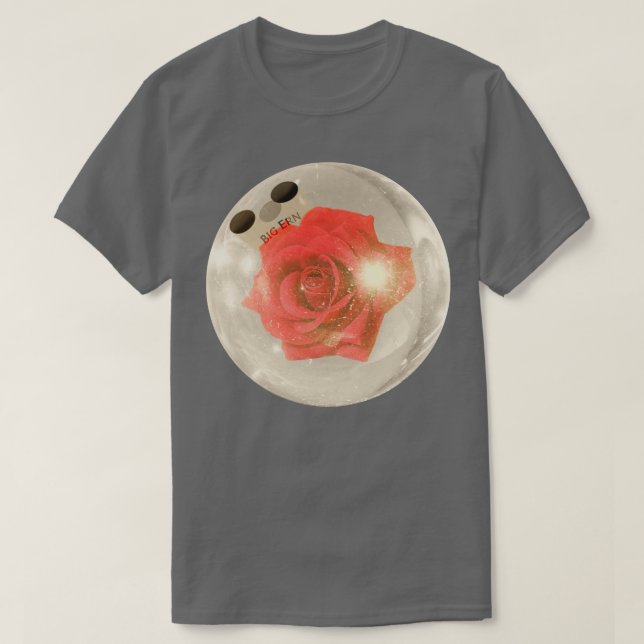 Camiseta Bola de boliche Kingpin Big Erns Rosa (Frente do Design)