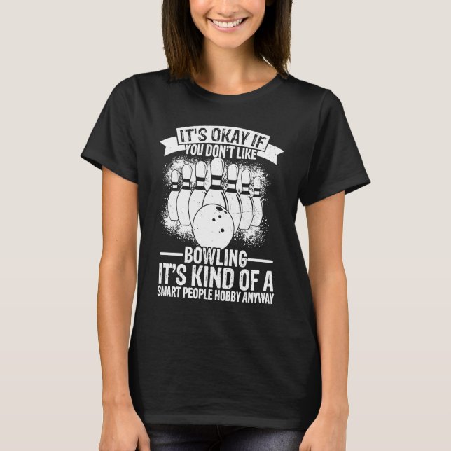 Camiseta Bola de boliche Pin Bowler Striler Boliche Team Bo (Frente)