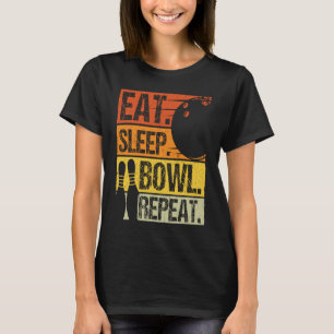 Camiseta Bola de boliche Pin Bowler Striler Boliche Team Bo