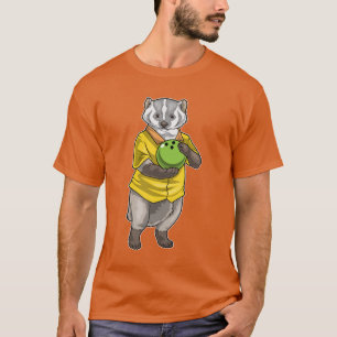 Camiseta Bola de boliche texugo de boliche