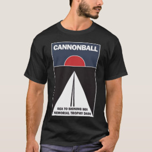 Camiseta bola de canhão correndo de presente de filme