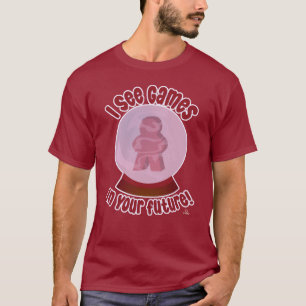 Camiseta Bola de Cristal de Jogos Futuros Slogan Hobby