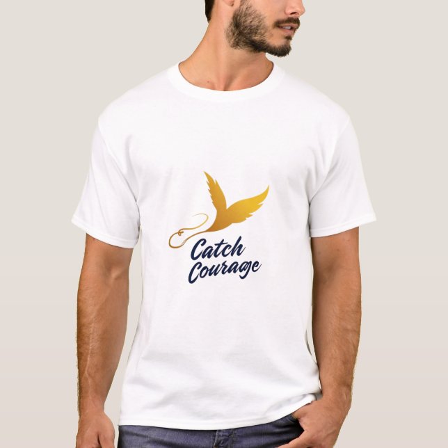 Camiseta Bola de dedos de ouro Coragem (Frente)