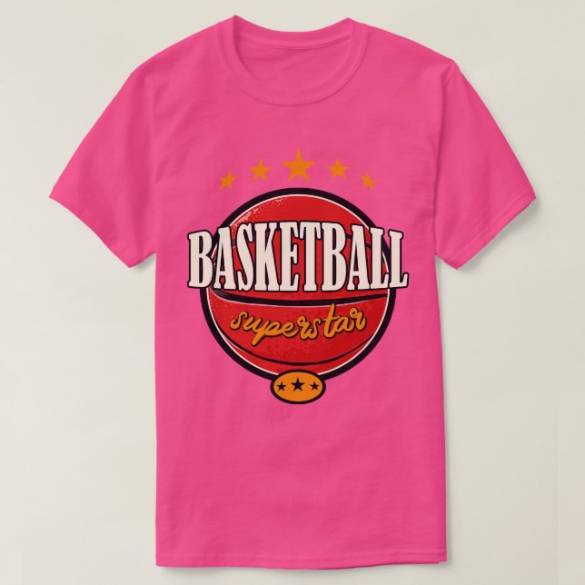 Camiseta Bola de Design desportiva de basquetebol (Frente do Design)