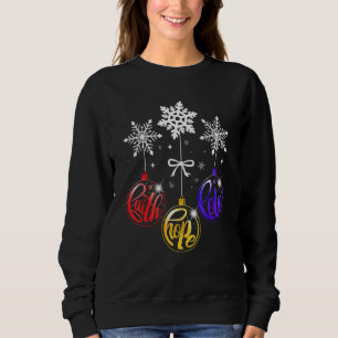 Camiseta Bola de Disco Fé Esperança Amor Fé em Jesus Christ
