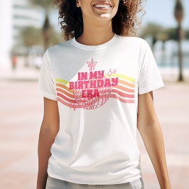 Camiseta Bola De Disco Rosa Na Minha Festa De Aniversário