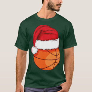 Camiseta Bola de Exercício de Basquete de Natal