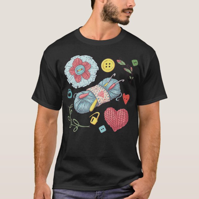Camiseta Bola de Fio e Artesanato (Frente)