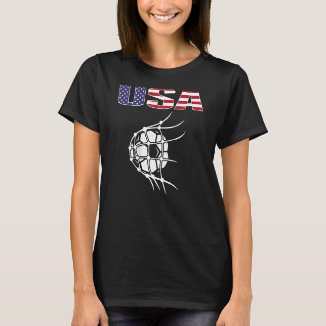 Camiseta Bola De Futebol Americana Na Net Sinalizador Dos E (Frente)