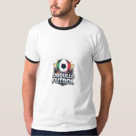 Camiseta Bola de Futebol Bandeira do México