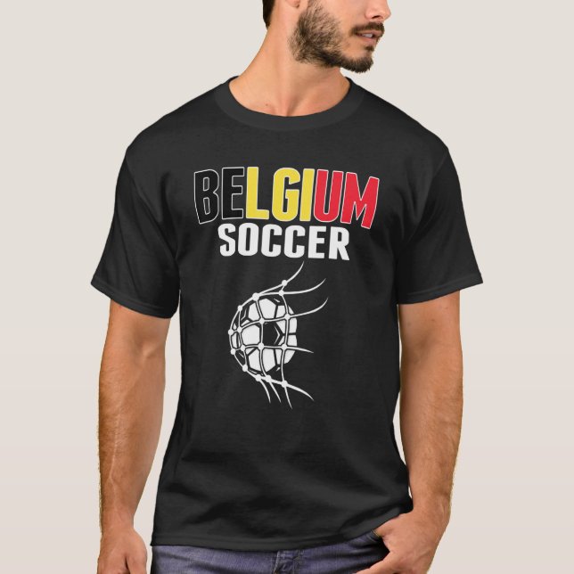 Camiseta Bola De Futebol Belga Na Internet (Frente)